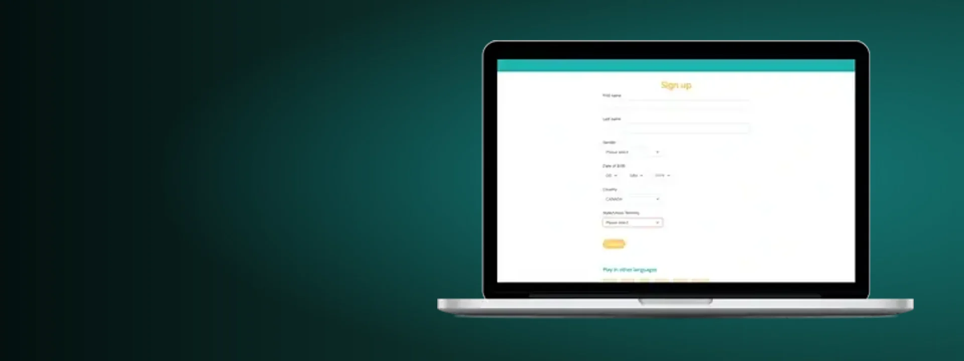 Playzee registration